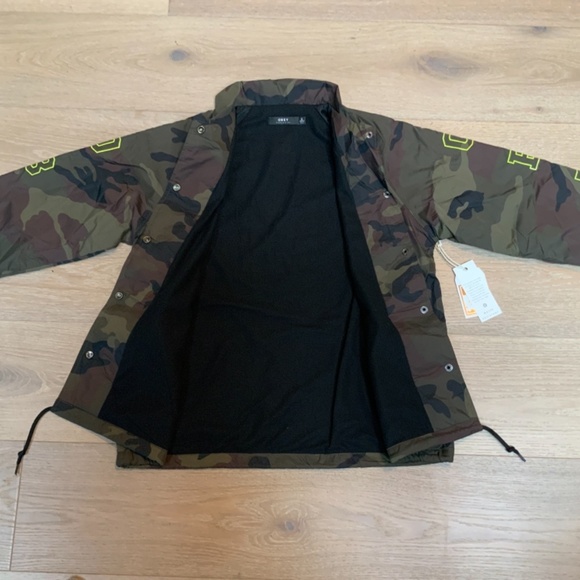 Obey Core Varsity Vertical Jacket - Picture 2 of 5